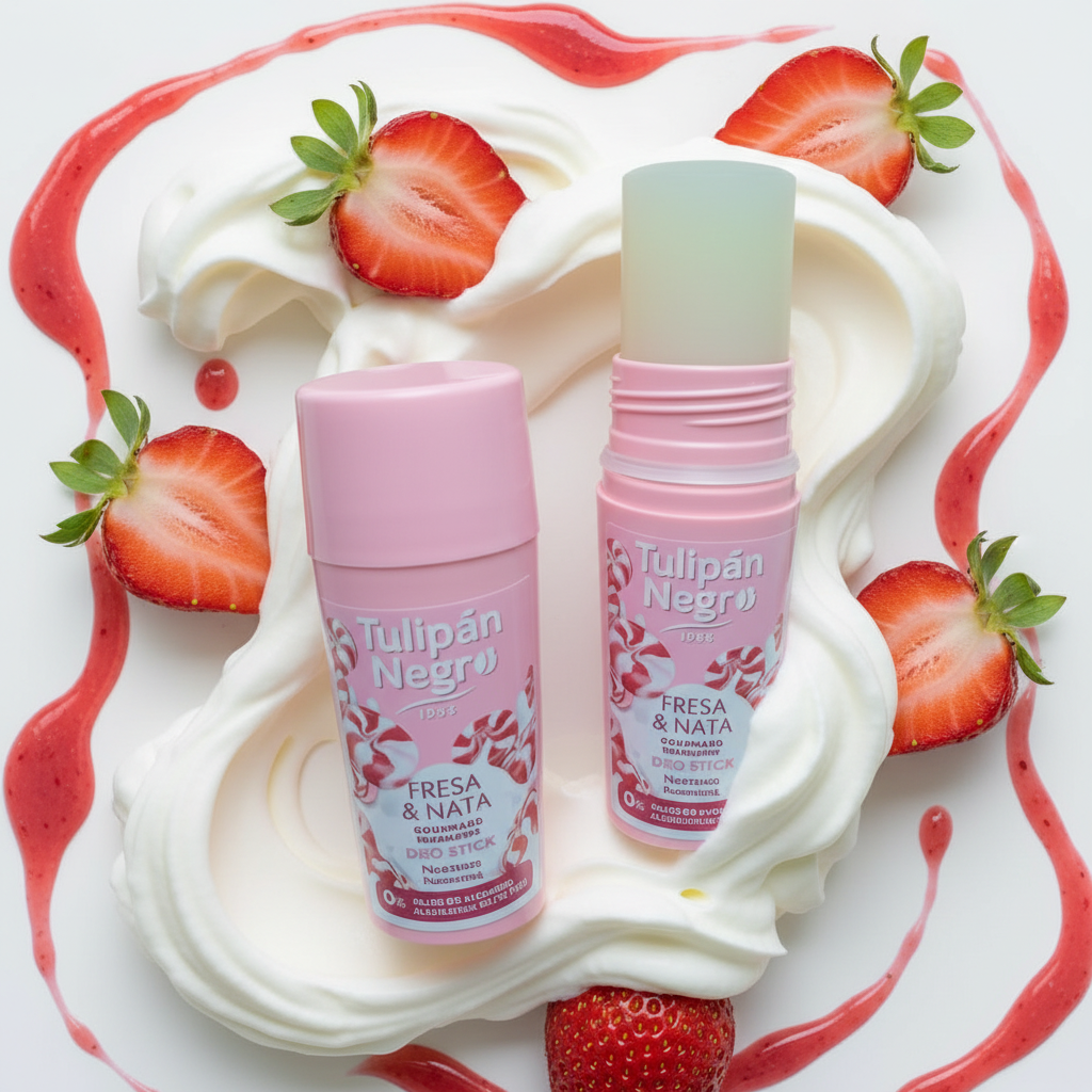 Déodorant stick Fraise chantilly (Tulipán Negro).
