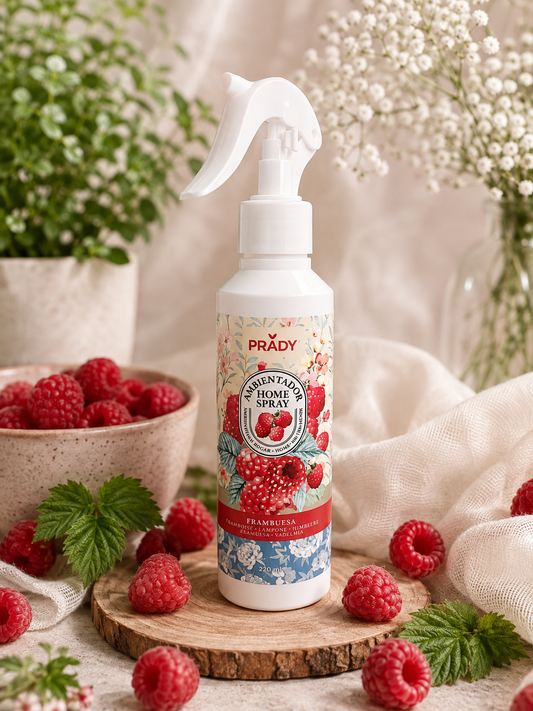 Spray d'Ambiance Maison & Textiles Prădy – Framboise Gourmande (220 ml)
