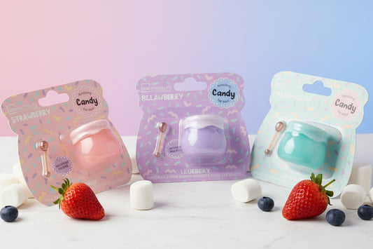 Masque pour les lèvres (Strawberry,Marshmallow,Blueberry).