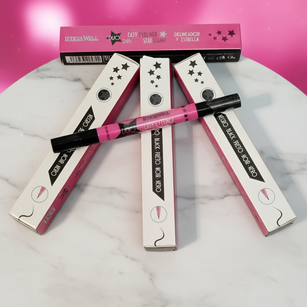 EYE LINER & TATOO STAR NOIR 2EN1 LETICIA WELL.