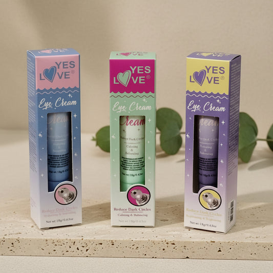 SKIN CARE CRÈME YEUX YES LOVE TRIPLE ACTION.